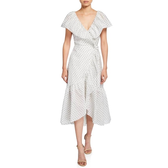 Rebecca Taylor
Birdseye Dot Clip Ruffle Midi Dress (16) - Picture 1 of 4